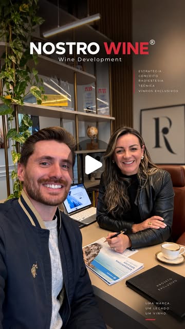 Capa do vídeo do projeto de vinho desenvolvido para Rakel Miorando